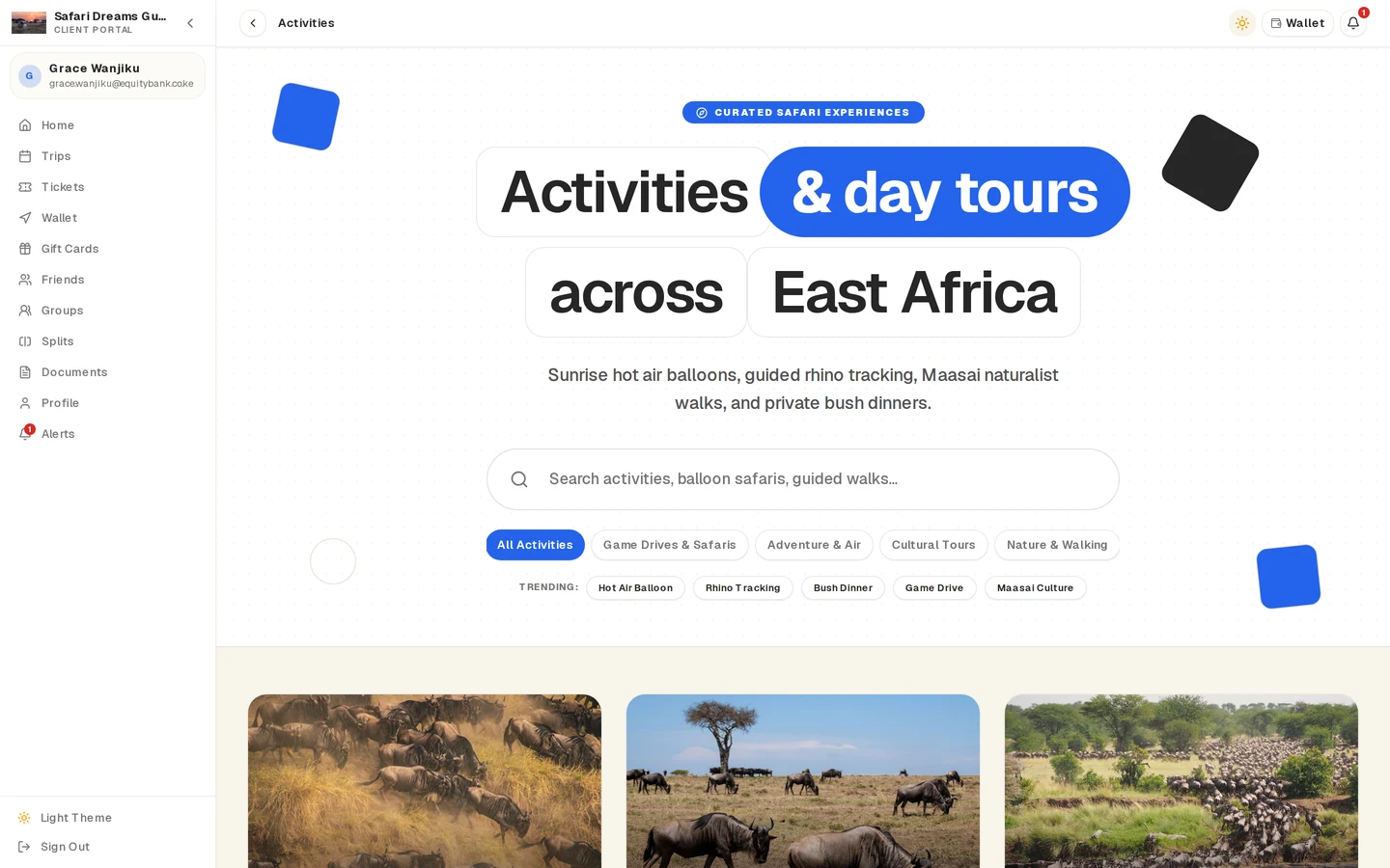 Interactive route maps